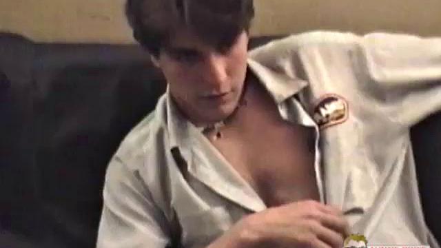 TJ is a 20 year old straight boy, with a lean body and an 8 inch cut cock. An exhibitionist, TJ loves getting naked and jacking off in front of the camera. On the sofa, he takes his time stripping out of his clothes, as he plays with himself.