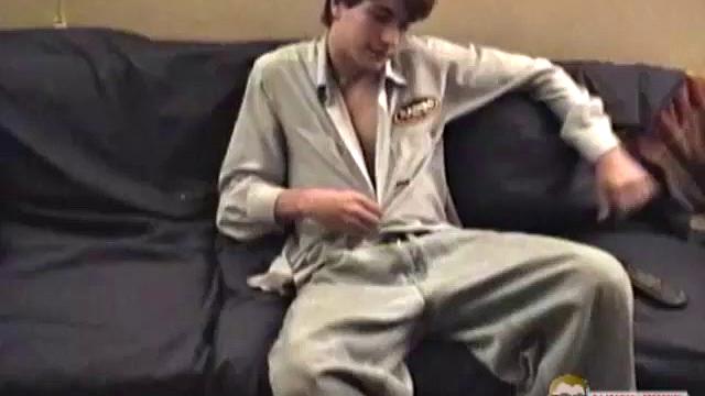 TJ is a 20 year old straight boy, with a lean body and an 8 inch cut cock. An exhibitionist, TJ loves getting naked and jacking off in front of the camera. On the sofa, he takes his time stripping out of his clothes, as he plays with himself.