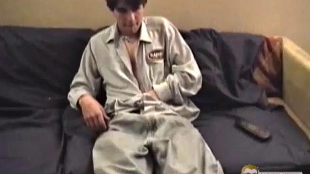 TJ is a 20 year old straight boy, with a lean body and an 8 inch cut cock. An exhibitionist, TJ loves getting naked and jacking off in front of the camera. On the sofa, he takes his time stripping out of his clothes, as he plays with himself.