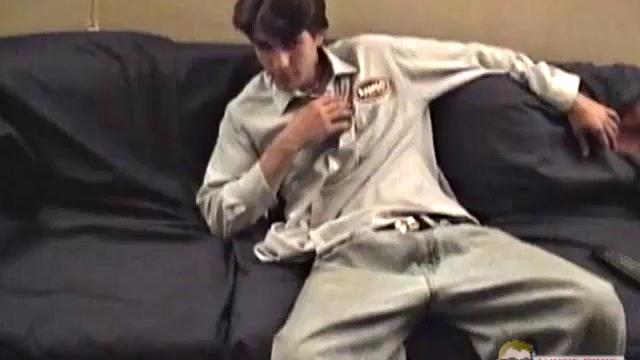 TJ is a 20 year old straight boy, with a lean body and an 8 inch cut cock. An exhibitionist, TJ loves getting naked and jacking off in front of the camera. On the sofa, he takes his time stripping out of his clothes, as he plays with himself.