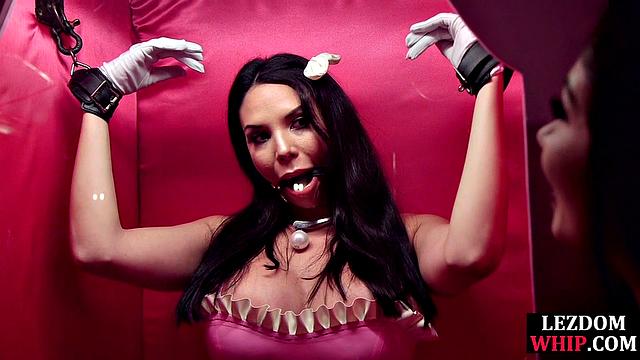 Big-titted slut gets humiliated by her master