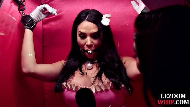 Big-titted slut gets humiliated by her master