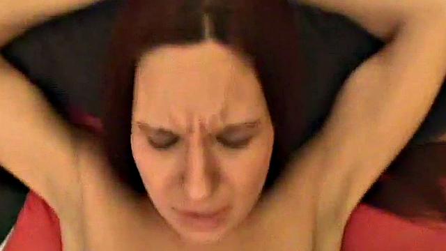 POV teen sucks on rock hard cock