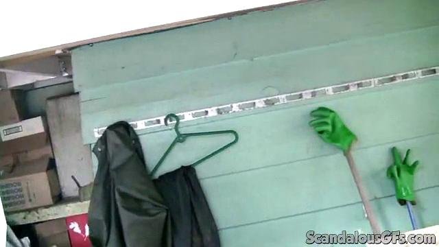 Sexy Girl Gets Filmed In the Shower