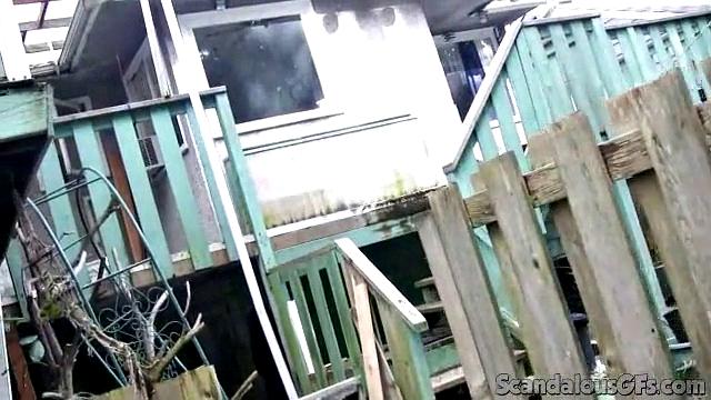 Sexy Girl Gets Filmed In the Shower