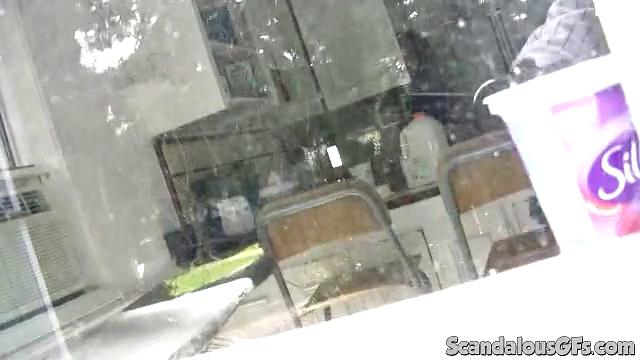 Sexy Girl Gets Filmed In the Shower