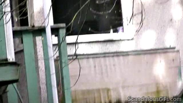 Sexy Girl Gets Filmed In the Shower