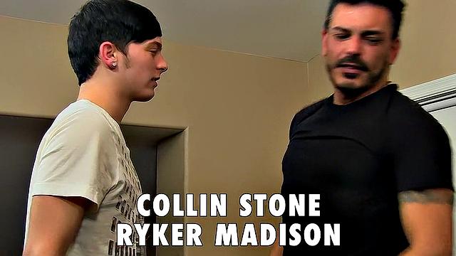 Ripped Daddy Cock After Workout - Collin Stone & Ryker Madison