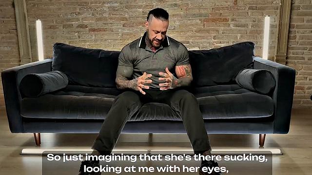 Inked fellow drills brunette girlpartner's clean-shaven cunny until she's frosted in cum.