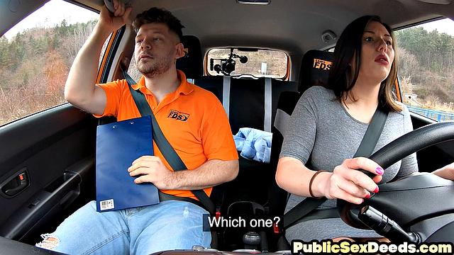 Busty student by intructor