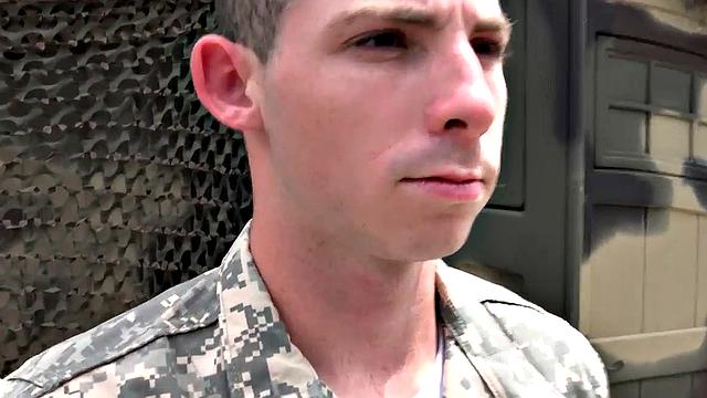 Military studs dominated & fucked in locker room orgy with tattoos, deepthroats & handjobs