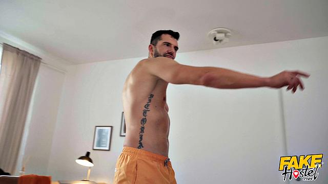 Swedish Backpacker and Hot Guy