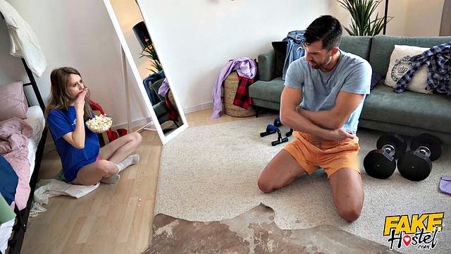 Swedish Backpacker and Hot Guy