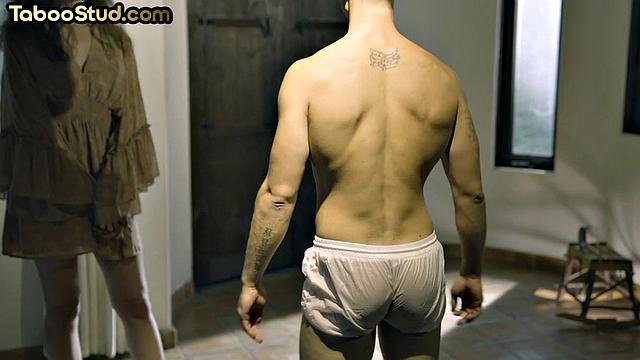 Real straight guy fingered before anal ride