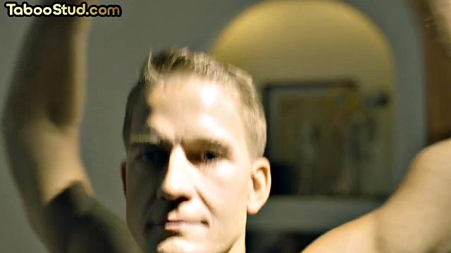 Real straight guy fingered before anal ride