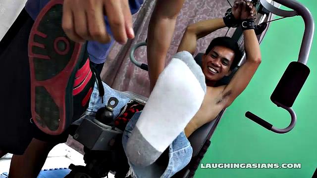 Argie Tickled At The Gym