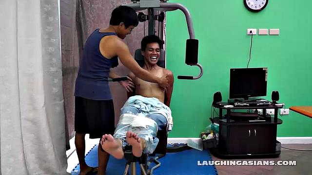 Argie Tickled At The Gym