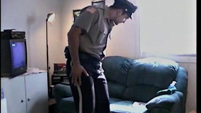 Straight Cop Sucks Off