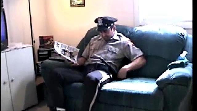 Straight Cop Sucks Off