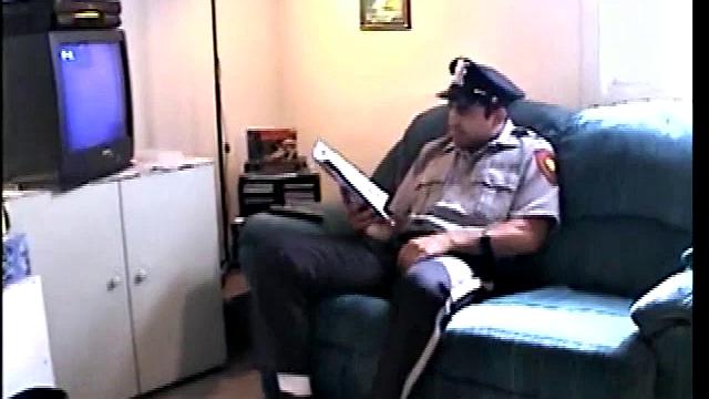 Straight Cop Sucks Off