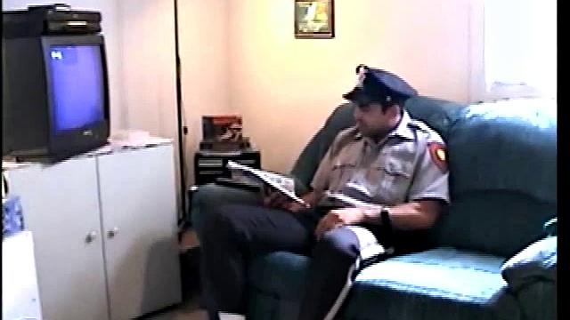 Straight Cop Sucks Off