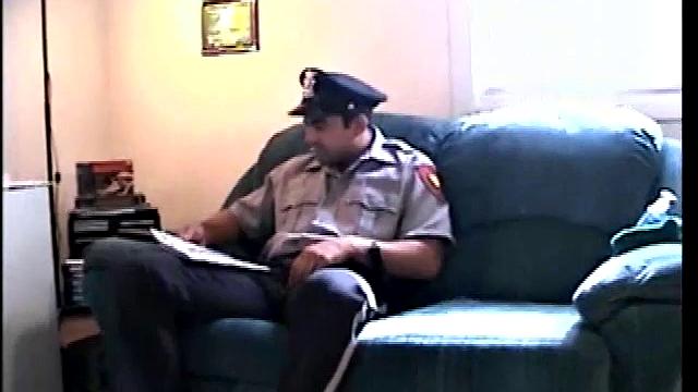 Straight Cop Sucks Off