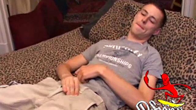 Skinny and very pale, Jake looks like he's been playing video games all summer.