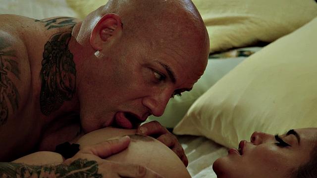 Big-titted MILF deepthroated and doggystyled by lover