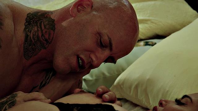 Big-titted MILF deepthroated and doggystyled by lover