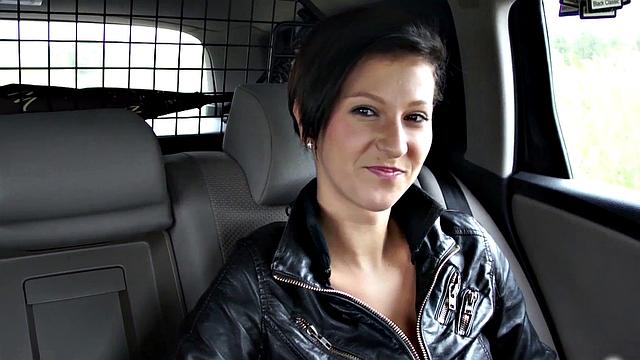 Girl with big boobs gets pounded in public