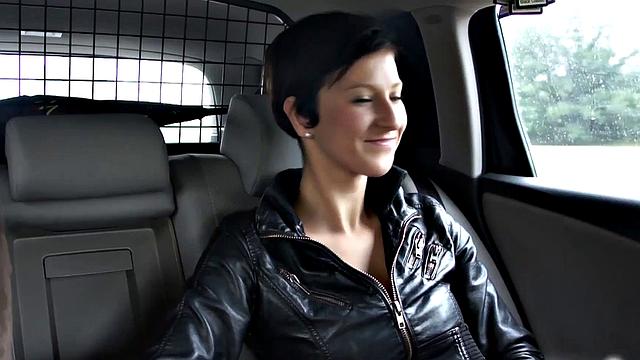 Girl with big boobs gets pounded in public