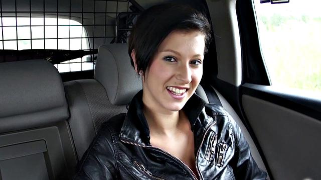 Girl with big boobs gets pounded in public