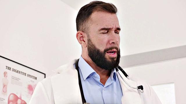 DEVILS FILM - Horny And Desperate Alison Rey Fucks Her Boyfriend's Doctor In Front Him