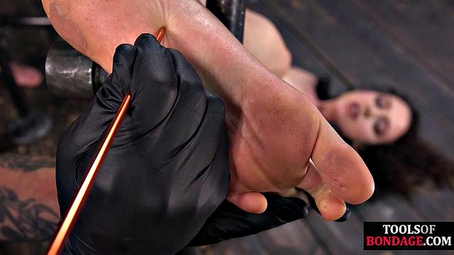 Horny lesbians dungeon session