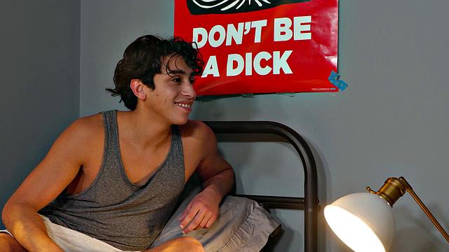 NextDoorTwink - College Twink joins in hot roommate's fuckfest