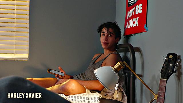 NextDoorTwink - College Twink joins in hot roommate's fuckfest