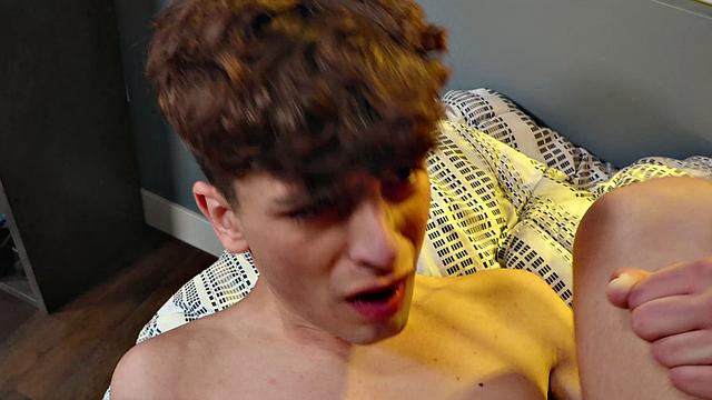 NextDoorTwink - College Twink joins in hot roommate's fuckfest