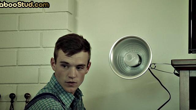 Taboo inked twink barebacked by farmer stepbro