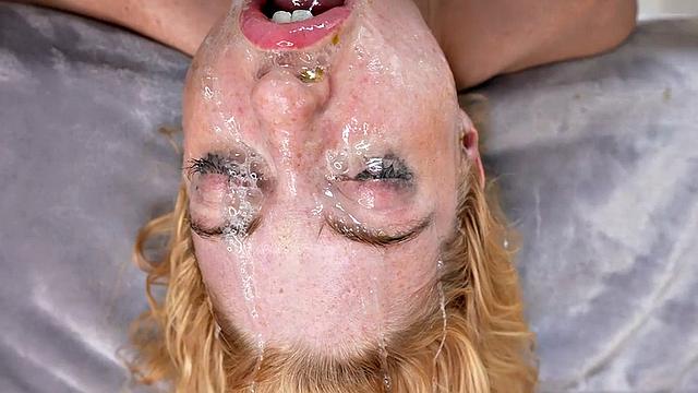 Petite dominated in her throat by rough fucker