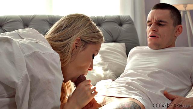 Intimate love with blonde