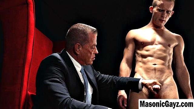 Strict Master Smacks the Ass of Twink Teen