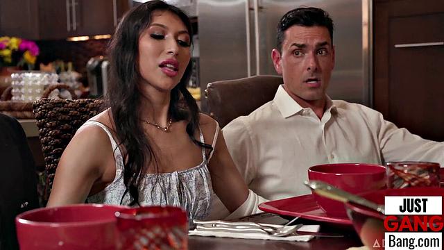 Anal loving slut fucked hard by lovers