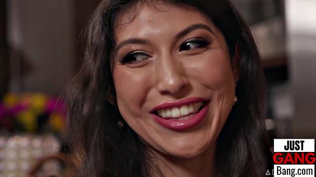 Anal loving slut fucked hard by lovers