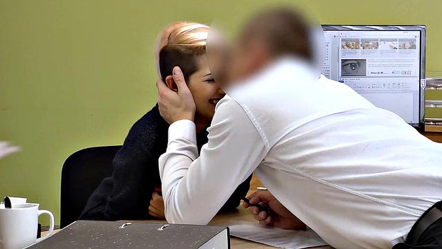 LOAN4K. Hot MILF doesnt mind having sex to fix her issues with money