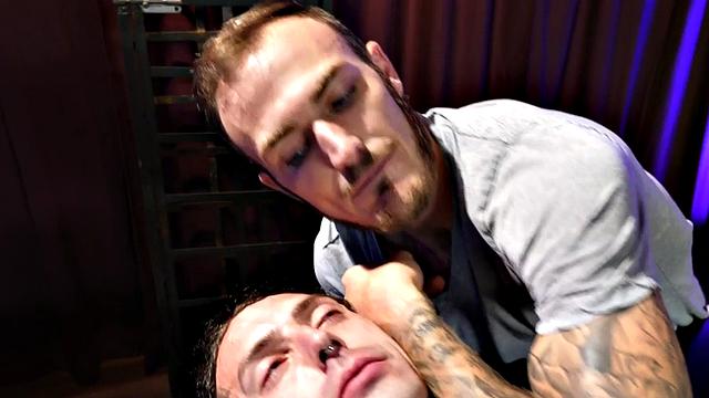 Inked stud sucked before erotic frottage until cumming