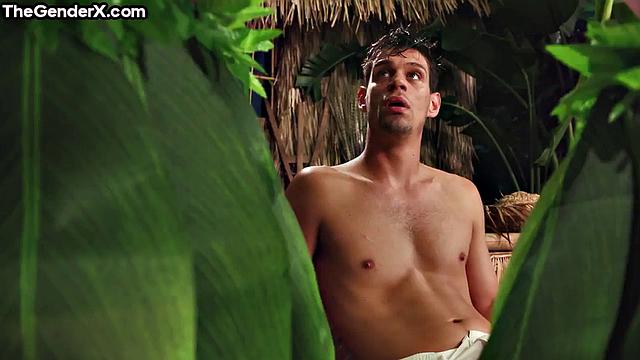 Trans beauties buttfucked by lucky guy