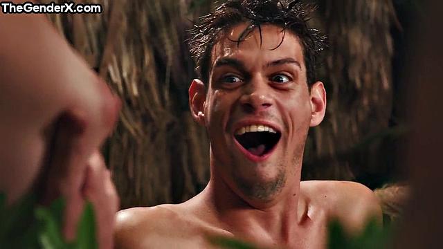 Trans beauties buttfucked by lucky guy