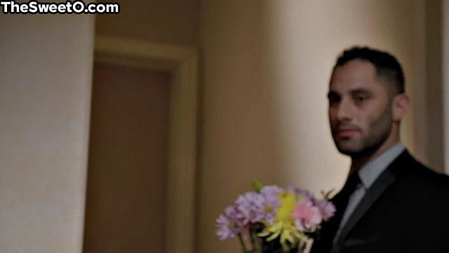 Cute babe making love with her lover