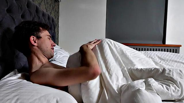 Slut savors stepbrother's cock in pussy hoping stepmom won't enter bedroom