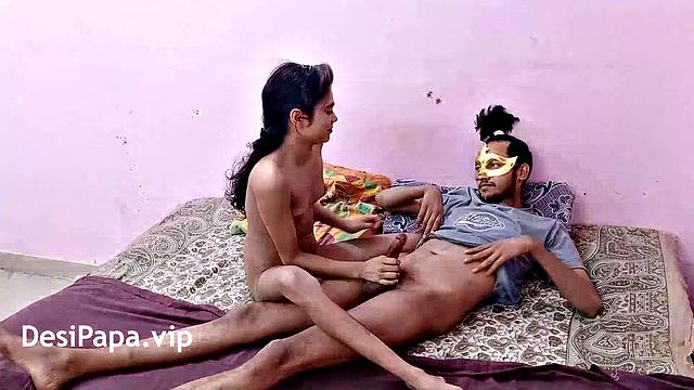 Indian desi college teen cock ride in dorm group hardcore fucking in desi style